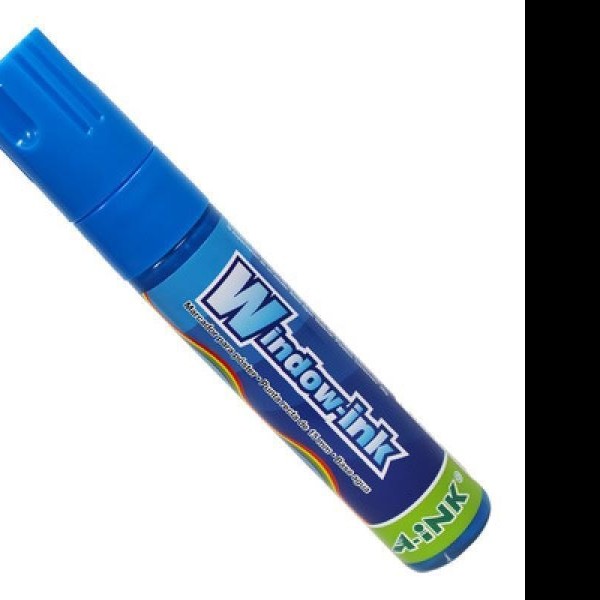 MARCADOR PVIDRIO EX. GRUESO WINDOW-INK AZUL12360